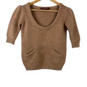 COMPTOIR DES COTONNIERS Angora Cashmere Wool Pullover JAGORA Sweater Size XS